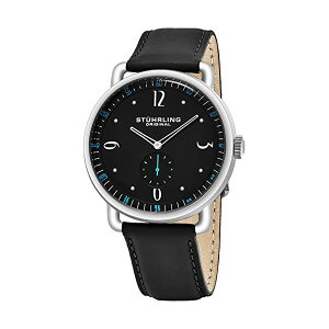 �X�g�D�[�����O �I���W�i�� �r���v Stuhrling Original 857.03 �N�H�[�c �����Y �j���p ���U�[ �{�v ���v �E�H�b�` Stuhrling Original Men's 'Symphony' Quartz Stainless Steel and Leather Dress Watch (Model: 857)