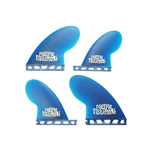 pVtBbNoCu[V T[tB tB T[tObY }X|[c T[t{[h O{[h PACIFIC VIBRATIONS Futures Base Compressor Surfboard 4 Quad fins Set Fiberglass Resin Blue