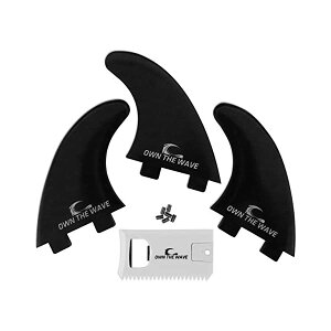 T[tB tB T[tObY }X|[c T[t{[h O{[h Own the Wave Fiberglass Reinforced Surfboard Fins 3 Thruster Fins (FCS G5 M5 Style) Comes with FCS Screws and Hex Key