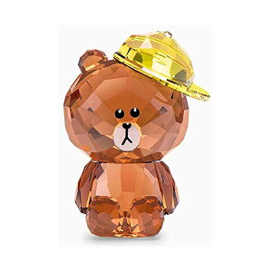 XtXL[ NX^ CtY LINEtY uE F N} fR[V 5492743 tBMA u CeA v[g 蕨 SWAROVSKI Crystal Line Friends Brown Bear Decoration Figurin