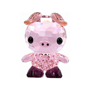 XtXL[ NX^ 302557 \x x  CmVV   u^ sbO tBMA u CeA v[g 蕨 Swarovski Crystal Zodiac-Determined Pig Figurine 5302557