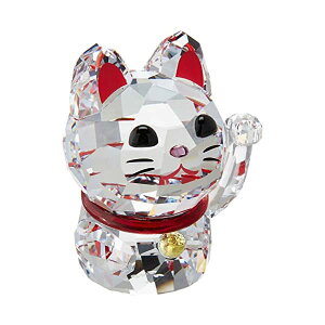 XtXL[ NX^ L 2018 tBMA u CeA v[g 蕨 Swarovski Crystal Lucky Cat Figurine New 2018