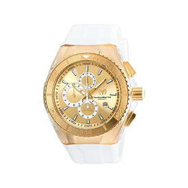 テクノマリーン 腕時計 ウォッチ 時計 メンズ 男性用 Technomarine Men's Cruise Stainless Steel Quartz Watch with Silicone Strap, White, 29 (Model: TM-115046)