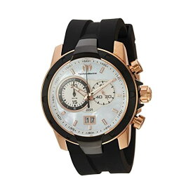 テクノマリーン 腕時計 ウォッチ 時計 メンズ 男性用 Technomarine Men's UF6 Gold Quartz Watch with Silicone Strap, Black, 0.95 (Model: TM-615010)