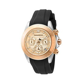 テクノマリーン 腕時計 ウォッチ 時計 レディース 女性用 TechnoMarine Women's Manta Ray Stainless Steel Quartz Watch with Silicone Strap, Black, 20 (Model: TM-219044)