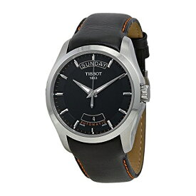ティソ Tissot 腕時計 メンズ 時計 Tissot Men's T0354071605101 T-Trend Couturier Black Day Date Dial Watch