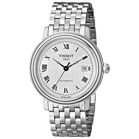 ティソ Tissot 腕時計 メンズ 時計 Tissot Men's T0454071103300 Bridgeport Silver Automatic Dial Watch