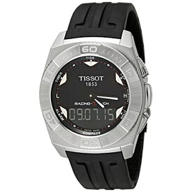 ティソ Tissot 腕時計 メンズ 時計 Tissot Men's T002.520.17.051.00 Black Dial Racing Touch Watch