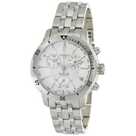 ティソ Tissot 腕時計 メンズ 時計 Tissot Men's T0674171103100 PRS 200 Silver Chronograph Dial Watch