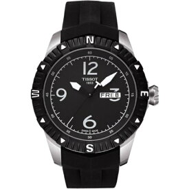 ティソ Tissot 腕時計 メンズ 時計 Tissot T0624301705700 Men's T-Navigator Automatic Black Rubber Black Dial Stainless Steel Watch