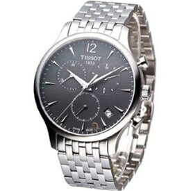 ティソ Tissot 腕時計 メンズ 時計 Tissot Men's T063.617.11.067.00 Charcoal Dial Tradition Watch