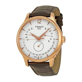 ティソ Tissot 腕時計 メンズ 時計 Tissot Men's T0636373603700 Tradition Rose Gold Watch with Embossed Band