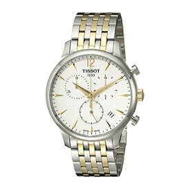 ティソ Tissot 腕時計 メンズ 時計 Tissot Men's T0636172203700 Tradition Analog Display Swiss Quartz Two Tone Watch
