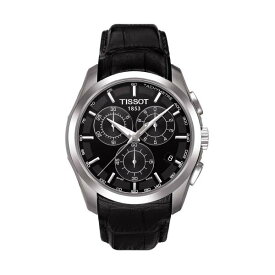 ティソ 腕時計 TISSOT T0356171605100 ウォッチ メンズ 男性用 TissotT035.617.16.051.00 Men's Couturier Black Leather Swiss Quartz Watch with Black Dial