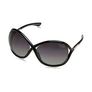 gtH[h TOX TOM FORD Polarized FT0009 110 01D Tom Ford Sunglasses - Whitney / Frame: Shiny Black Lens: Smoke Polarized