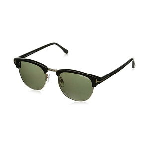 トムフォード サングラス TOM FORD FT0248 Tom Ford Sunglasses - Henry / Frame: Shiny Black with Green Gradient Lens