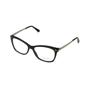 �g���t�H�[�h FT5353 ���K�l�t���[�� �ዾ �T���O���X �V���C�j�[�u���b�N�t���[�� �V���C�j�[�u���b�N�����Y 54 mm �����Y FT535354001 Tom Ford FT5353 Eyeglass Frames Shiny Black Frame, Shiny Black Lenses, 54 mm Len