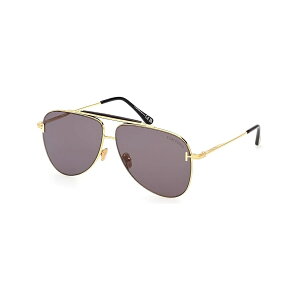 �g���t�H�[�h BRADY FT 1018 �S�[���h/�O���[ 60/11/145 ���j�Z�b�N�X �T���O���X Tom Ford BRADY FT 1018 Gold/Grey 60/11/145 unisex Sunglasses