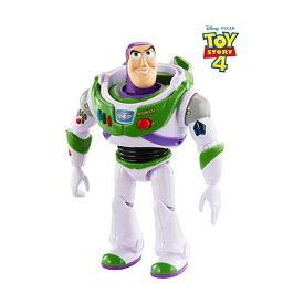 トイストーリー4 バズ・ライトイヤー アクション フィギュア 人形 おもちゃ 音が鳴る しゃべる 英語 Disney Pixar Toy Story True Talkers Buzz Lightyear Figure, 7"