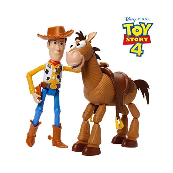 トイストーリー4 ウッディ ブルズアイ アドベンチャーパック フィギュア 人形 おもちゃ グッズ Toy Story Disney Pixar 4  Woody & Bullseye Adventure Pack | i-selection
