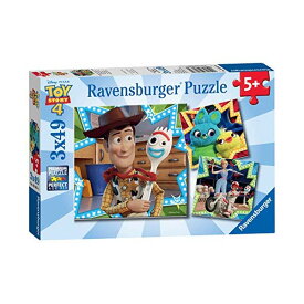 トイストーリー4 ジグソーパズル 3パターン おもちゃ グッズ Ravensburger 08067 Disney Pixar Toy Story 4-3 X 49 Piece Jigsaw Puzzles - Vakue Set of 3 Puzzles in a Box