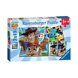 gCXg[[4 WO\[pY 3p^[  ObY Ravensburger 08067 Disney Pixar Toy Story 4-3 X 49 Piece Jigsaw Puzzles - Vakue Set of 3 Puzzles in a Box