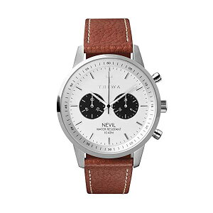 g TRIWA rv Y jp NEST119-TS010212 EHb` kfUC XEF[f TRIWA Nevil Menfs Minimalist Watch Chronograph Wrist Watches for Men, 42mm