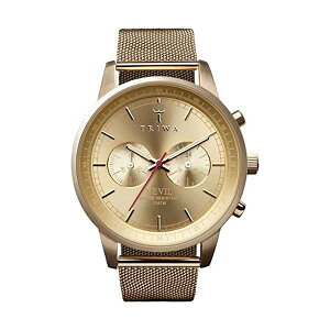 g TRIWA rv Y jp NEST104 ME021313 EHb` kfUC XEF[f Triwa Nevil Goldtone Men's Chronograph Mesh Band Watch NEST104 ME021313