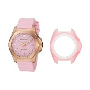 rNgmbNX VICTORINOX rv EHb` INOX o[ Xgbv fB[X p XCX A[~[ }`c[ Victorinox Swiss Army Women's I.N.O.X. Stainless Steel Swiss-Quartz Rubber Strap, Black, 18 Casual