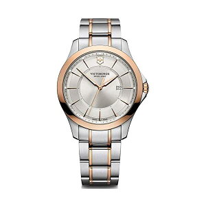 rNgmbNX VICTORINOX rv EHb` XCX A[~[ }`c[ Victorinox Alliance, Silver 2-Tones dial, Rose-Gold PVD Bezel, 2-Tones SST Bracelet