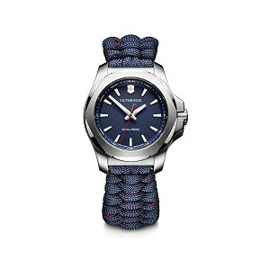 rNgmbNX VICTORINOX rv EHb` INOX fB[X p XCX A[~[ }`c[ Victorinox I.N.O.X. V Blue Dial Blue Textile Ladies Watch 241770