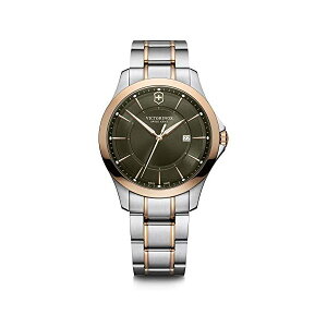rNgmbNX VICTORINOX rv EHb` XCX A[~[ }`c[ Victorinox Alliance, Green 2-Tones dial, Rose-Gold PVD Bezel, 2-Tones SST Bracelet