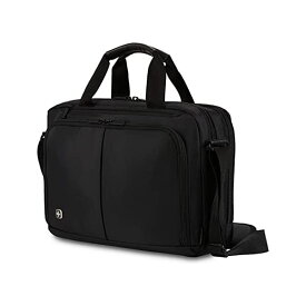 ウェンガー WENGER トートバッグ 鞄 ブリーフケース ショルダーバッグ Wenger Luggage Source Padded Organizer Briefcase with Scratch Protection, Black, 14-inch
