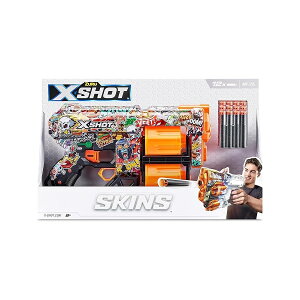 X-Shot Excel �X�L�� �h���b�h �X�P�b�`�A�ő� 27 ���[�g�� / 90 �t�B�[�g�̔��ˋ����A12X �G�A �|�P�b�g �e�N�m���W�[ �t�H�[�� �_�[�c X-Shot Excel Skins Dread Sketch, Fire Distances of up to 27m / 90 feet, 12X Air P