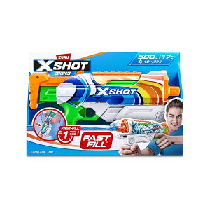 Zuru X-Shot �t�@�X�g �t�B�� �X�L�� �n�C�p�[���[�h �E�H�[�^�[ �u���X�^�[ Zuru X-Shot Fast Fill Skins Hyperload Water Blaster