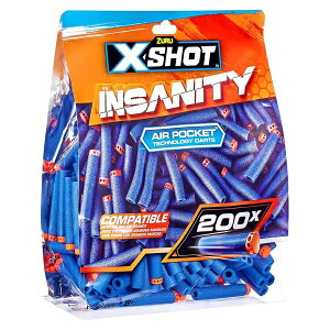 X-Shot Insanity 200PK ���t�B���_�[�c�z�C���o�b�O XS-36624 X-Shot Insanity 200PK Refill Darts Foilbag, XS-36624