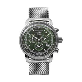 ツェッペリン 腕時計 ZEPPELIN 時計 ウォッチ Zeppelin | Series 100 Years | Chronograph Date | Steel Mesh | 8680M-4