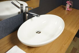 大幅値下げ！【ISO9001認証・高品質】【洗面器 239】お買得4点セット/置き型　洗面ボウル＋高級 水栓（蛇口）＋排水栓＋選べる排水トラップ（S床/P壁）送料無料!!ボウル外寸(mm)：横幅610 奥行き390 高さ160