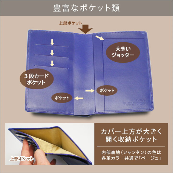 楽天市場】本革 パスポートケース【コンパクトタイプ】【ヴァリアス 