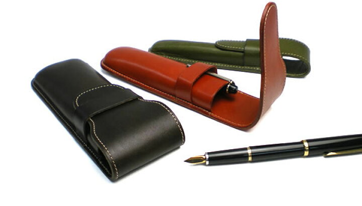大切な 本革 ペンホルダー 2本差し 栃木レザー 2本挿し レザーペンホルダー ペンケース 日本製 手作り 高級 ヌメ革 おしゃれ かわいい Materialworldblog Com