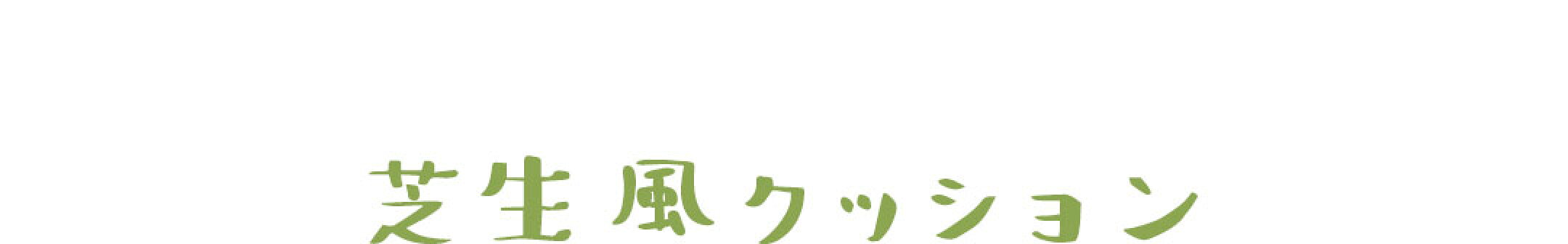 芝生風クッション