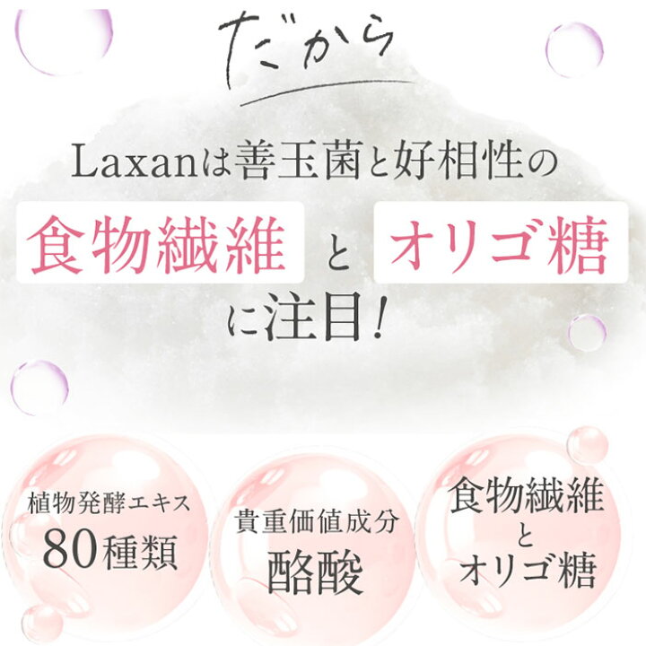 楽天市場】Laxan ラクサン 腸内フローラ 酪酸菌 57億個相当の酪酸配合 