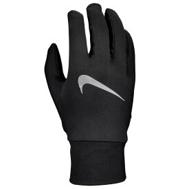 【ポスト投函便】（Nike ナイキ ランニング グローブ メンズ Mサイズ ドライフィット ブラック）アクセラレイト M1001584082 黒 手袋 ランニング 薄手 スマホ 男性用 51762