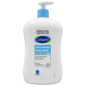 (セタフィル 敏感肌用全身洗浄料 1000ml ウルトラジェントル ボディウォッシュ)ドイツ 体 ポンプタイプ ボディソープ Cetaphil 69774