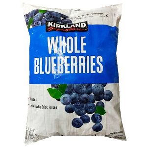 (冷凍品 カークランド ブルーベリー 2.27kg)そのまま食べても ジュース スムージー 大容量 冷凍食品 フルーツ 722573
