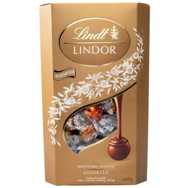 外箱あり（リンツ リンドール ゴールド アソート チョコレート 600g）4種類 ミルク ホワイト ダーク Lindt 593410