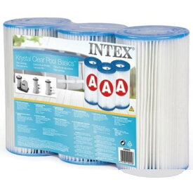 （INTEX インテックス カートリッジ 3本セット）水 循環ポンプ 浄化ポンプ フィルター カートリッジ ろ過 プール 家庭用 水遊び コストコ 569761