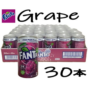 it@^ O[v 350ml 30{jY_ ʃW[X Ԃǂ  P[X 30 FANTA Grape \tghN t[o[ ʏ` 15966