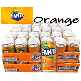 【2ケース】（ファンタ オレンジ 350ml 60本入り）炭酸飲料 60缶 30本×2セット 30 缶ジュース みかん 箱買い ケース FANTA 15967