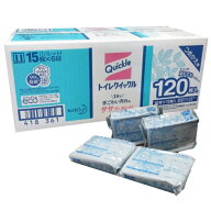 （花王 トイレクイックル 詰め替え用 120枚）大容量 トイレ用おそうじシート ミントの香り つめかえ 流せ…